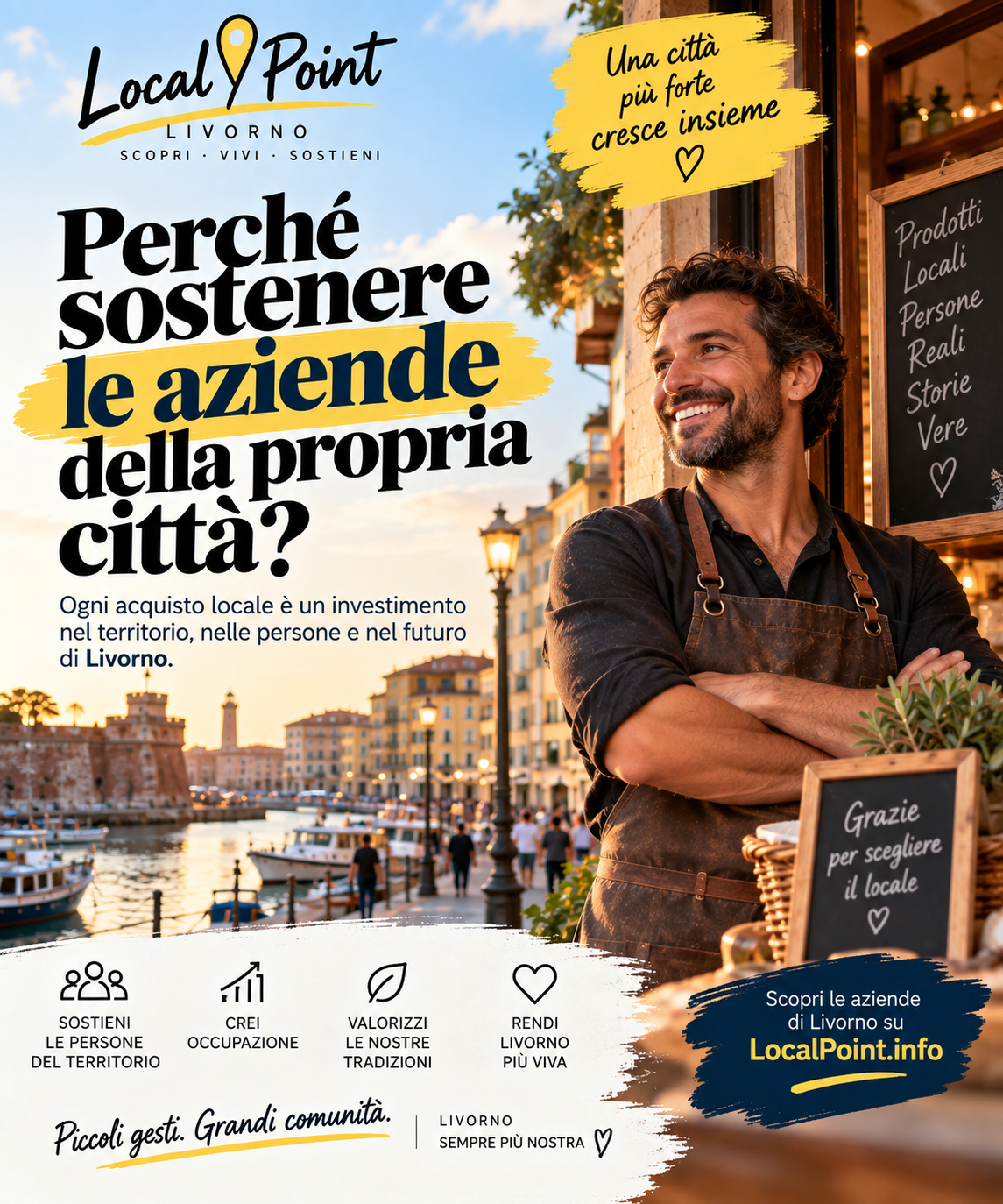 Perché sostenere le aziende della propria città - Local Point Livorno